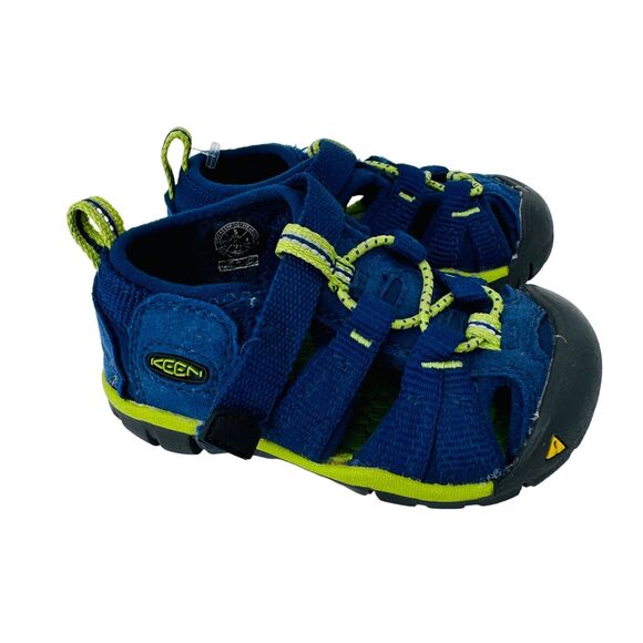 Keen Toddlers' Seacamp II CNX Sandals Blue Depths/Gargoyle Size 5‎ - Picture 1 of 8